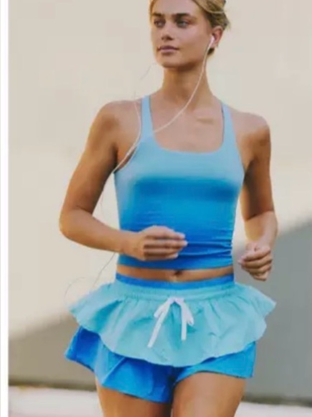 Free People Flex It Shorts. NWT. Bright blue